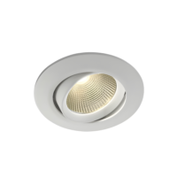 Spot encastré orientable COB 12 W, blanc