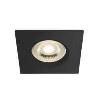 Spot encastré pour salle de bain MR16 GU10, 10 W, noir