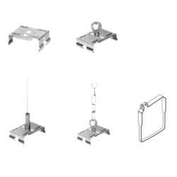 N-Line IP54-Steel cable suspension kit