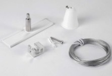 Kit de suspension avec câble 2 m (⌀2 mm), type L