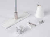 Kit de suspension avec tige filetée 1 m (M6×1 mm), type L