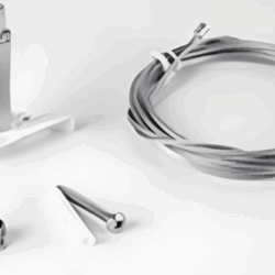 Kit de suspension avec câble 2 m (⌀2 mm)