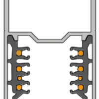 Rail triphasé type H