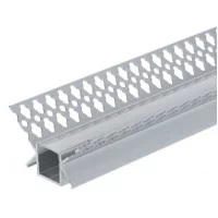 Profilé aluminium pour bande LED 2000 × 46 × 24 mm gris/blanc
