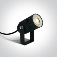 Spot de jardin GU10 10 W noir IP65