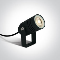 Spot de jardin GU10 10 W noir IP65