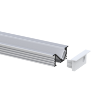 Aluminium profile kit L466 silver - 2 m