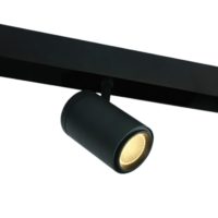 24 W 3000 K black/white LED magnetic spotlight