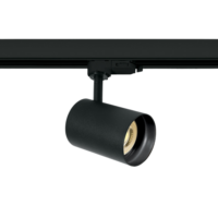 GU10 10 W black track spotlight