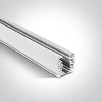 Rail carré triphasé 2000 × 32 × 35 mm blanc