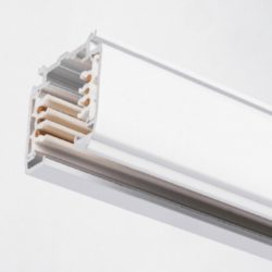 Rail carré DALI 7 conducteurs 3000 × 32 × 35 mm blanc