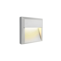 LED wall light 8 W 3000 K IP65 white with sensor