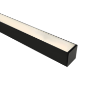 Linear LED luminaire 1200 × 75 × 75 mm 40 W 3000 K black