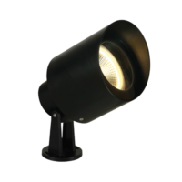 Gartenspot E27 10 W schwarz IP65