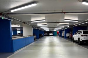 Éclairage parking à Montreux