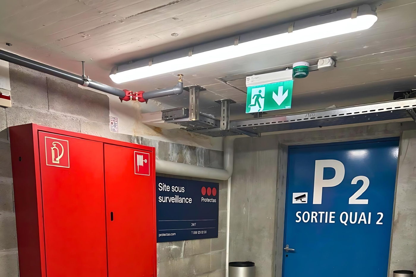 Éclairage parking à Montreux 4