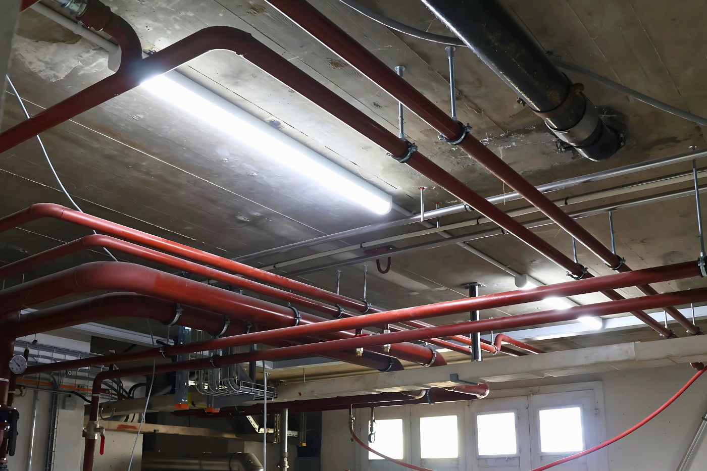 Éclairage industriel à Vallorbe