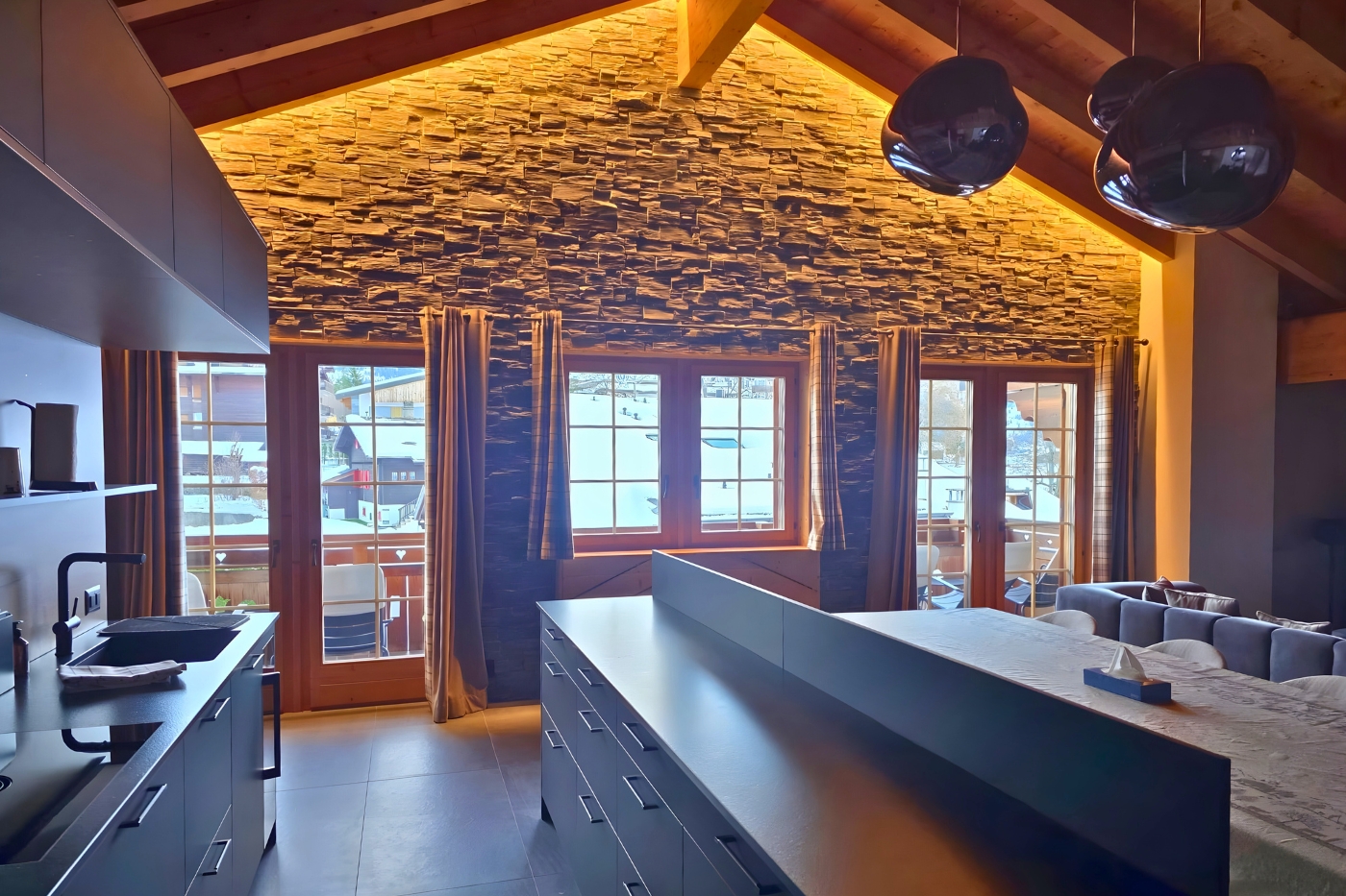 Éclairage résidentiel en Valais