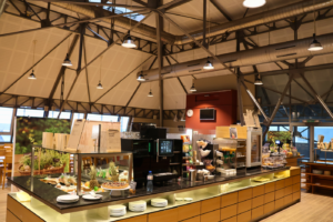 Éclairage professionnel à la gare de Lausanne