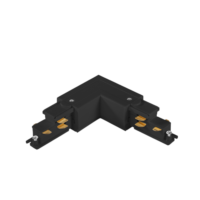 Connecteur d’angle droit pour rail DALI 16 A – Noir