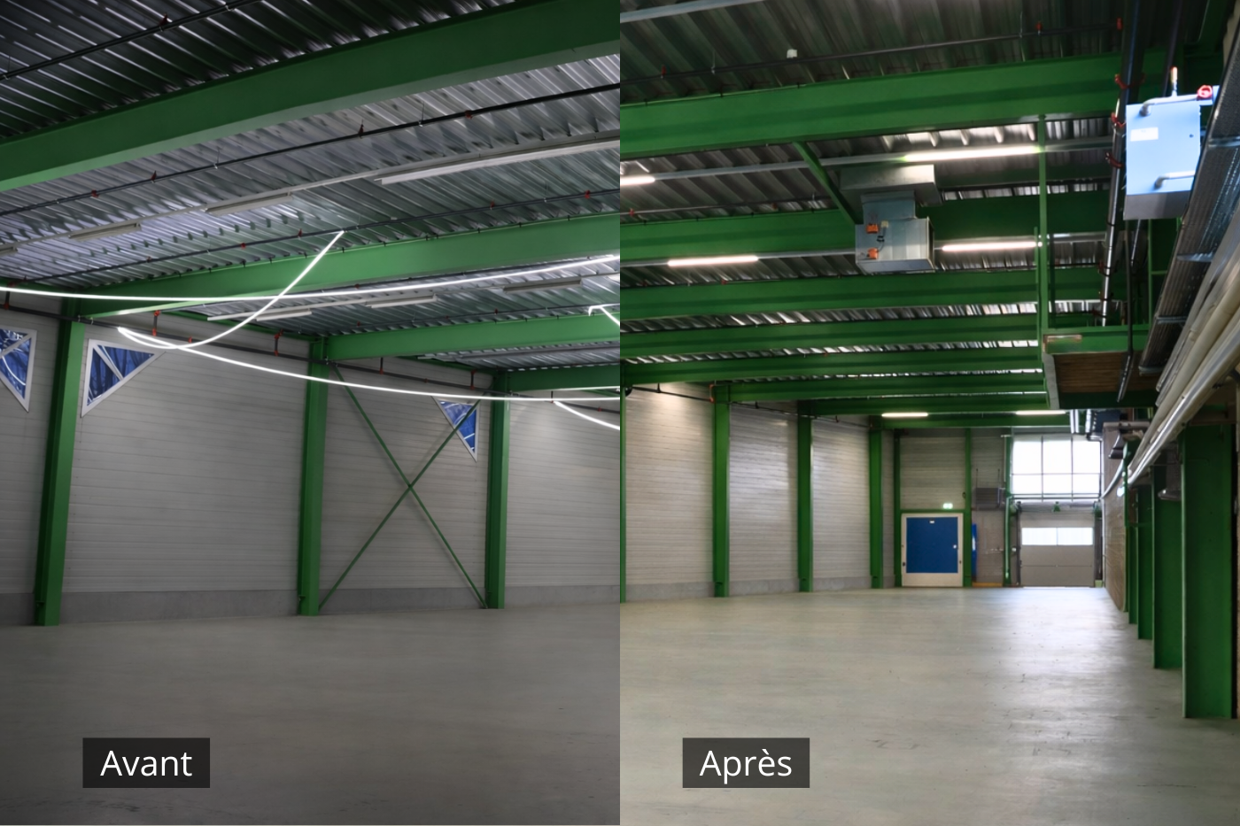 Retrofit éclairage LED à Villeneuve VD