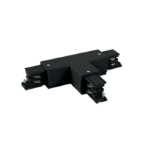 Connecteur en T droit 16 A pour rail – Noir