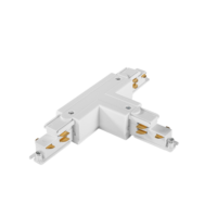 Connecteur en T droit blanc 16A pour rail DALI