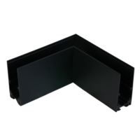 Angle pour profil magnétique MIDI – Noir