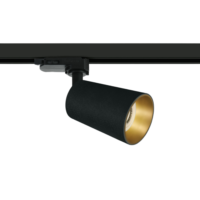 Spot LED sur rail GU10 10 W – Noir