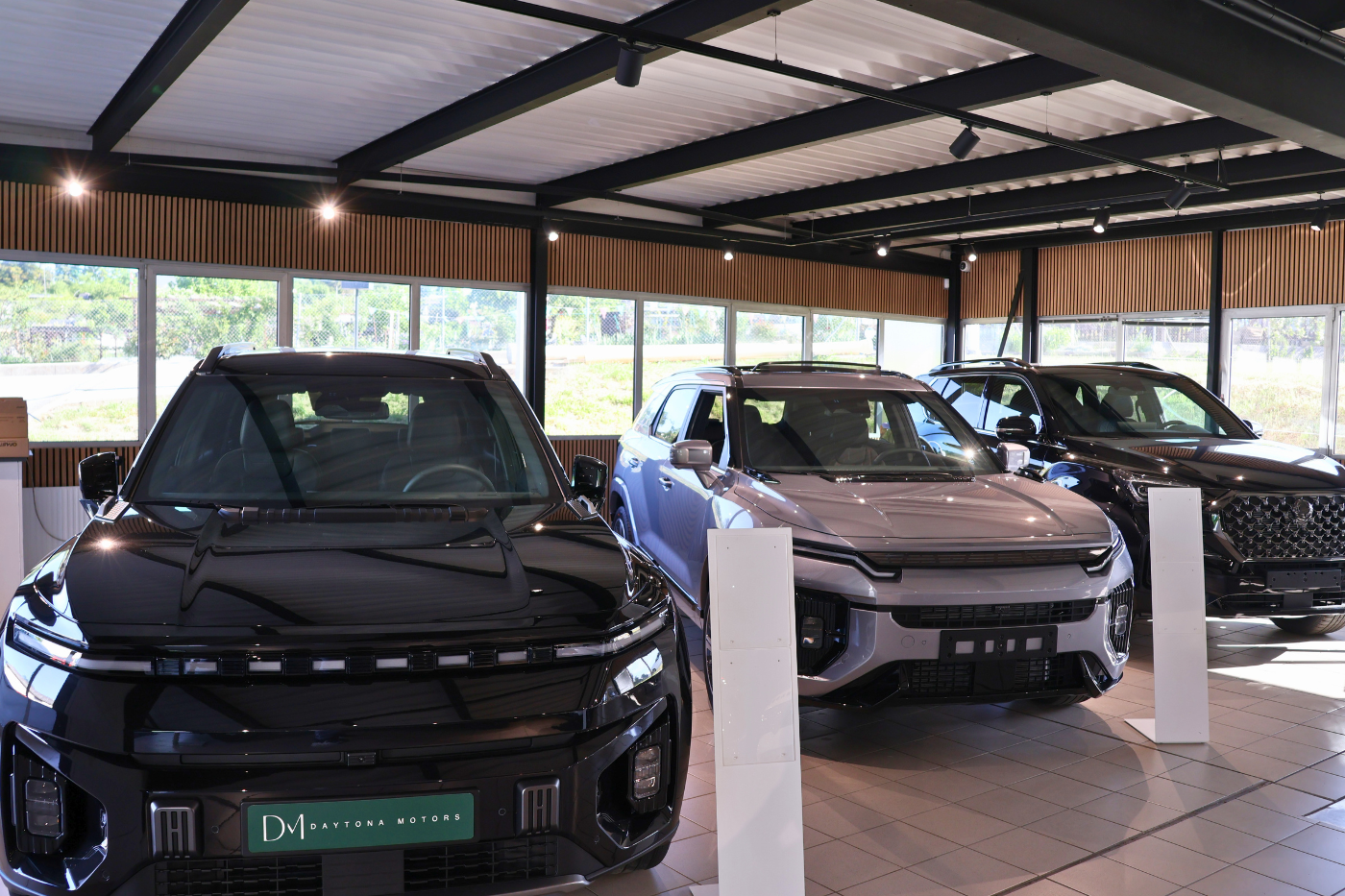 Éclairage showroom automobile à Lausanne