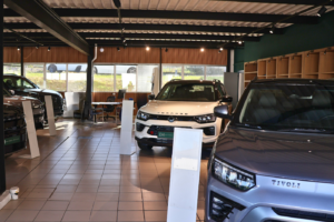 Éclairage showroom automobile à Lausanne