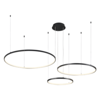 Triple-Ring Suspended LED Light 65 W, TRIAC