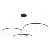 Four-Ring Suspended LED Light 100 W, TRIAC