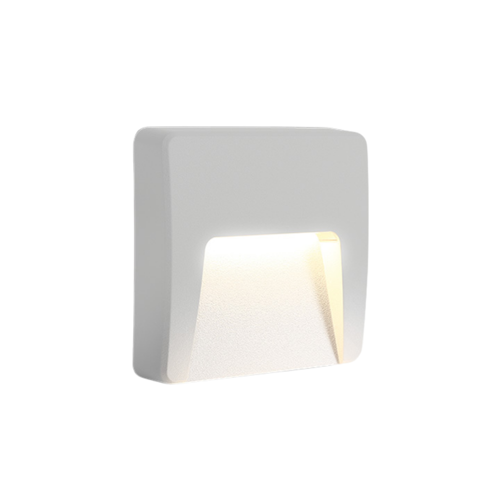 Outdoor Square LED Wall Light CCT Variable – 3 W, IP65