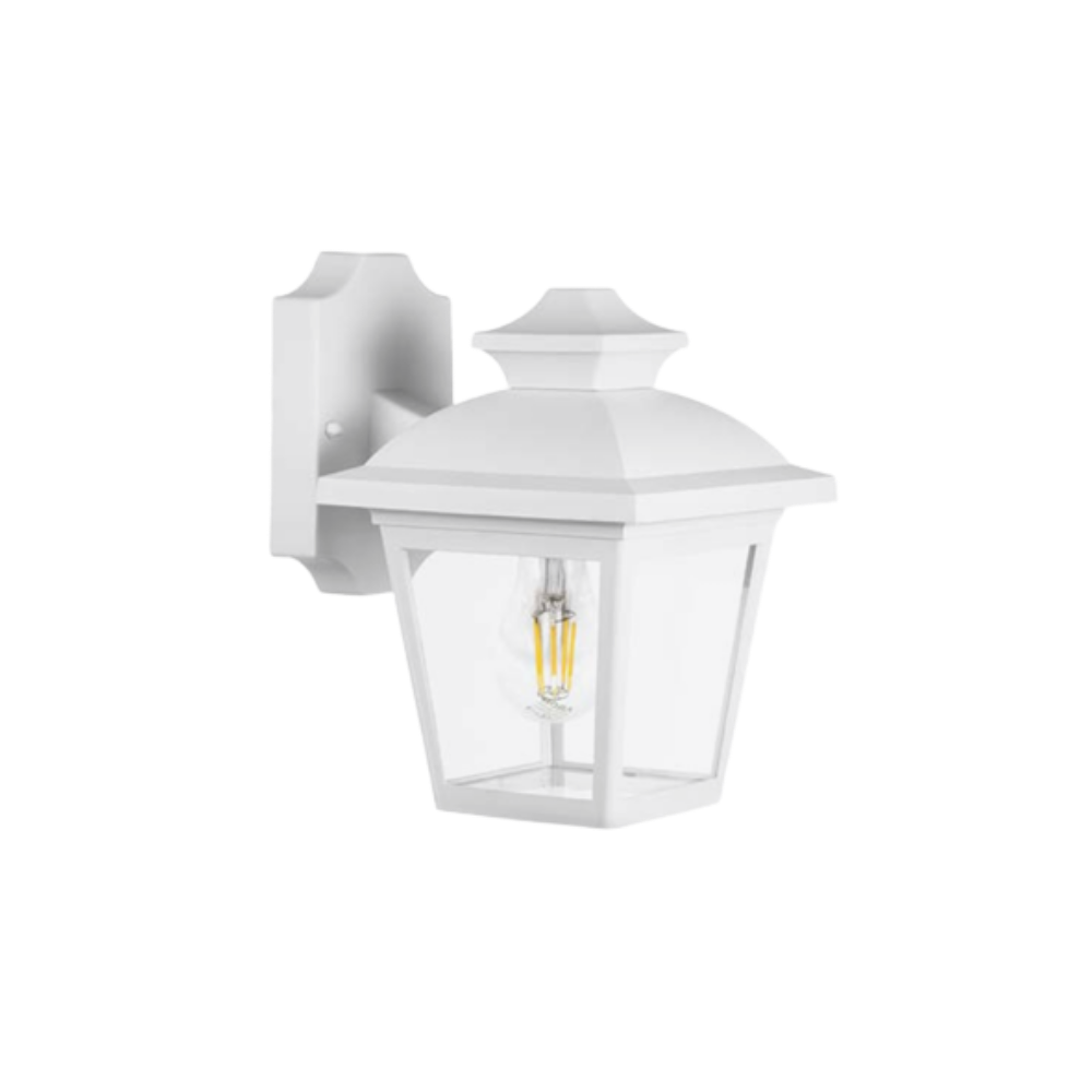 Outdoor Garden Wall Light E27 – IP44, White